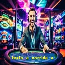 texto a corrida a lagarta lili