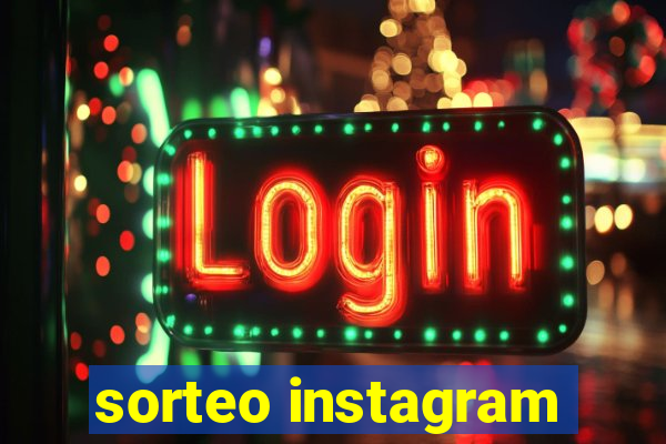 sorteo instagram