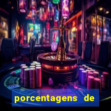 porcentagens de jogos pagantes