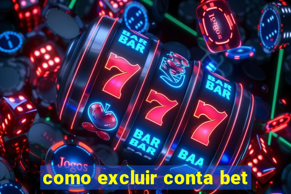 como excluir conta bet