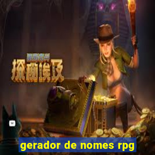 gerador de nomes rpg