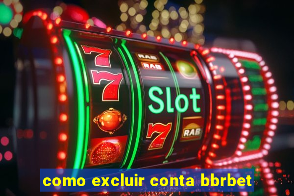 como excluir conta bbrbet