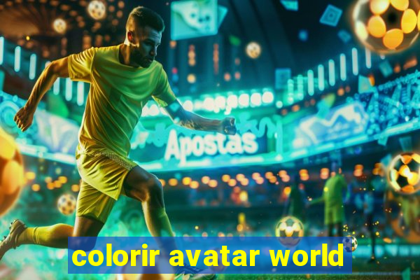 colorir avatar world