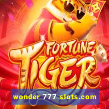 wonder 777 slots.com