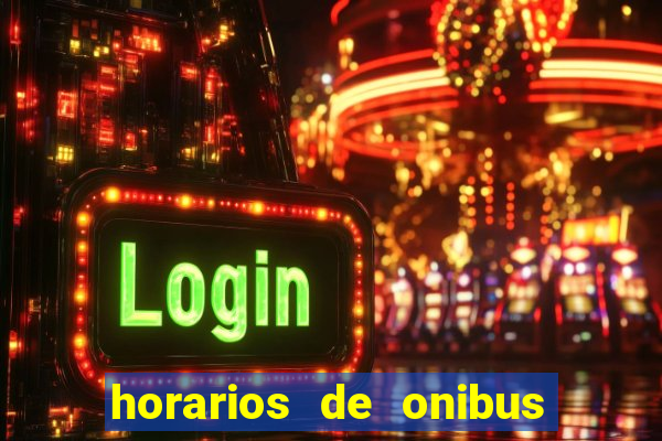 horarios de onibus cassino cidade nova