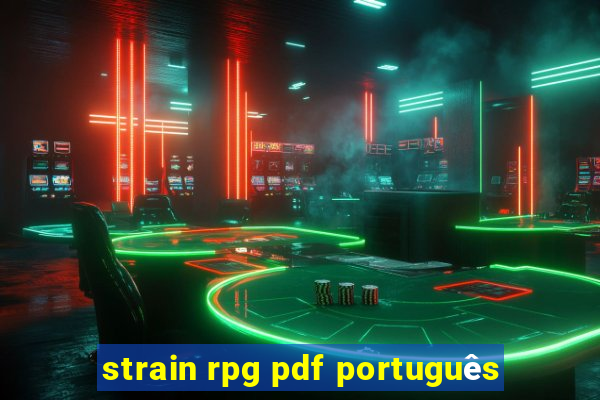 strain rpg pdf português