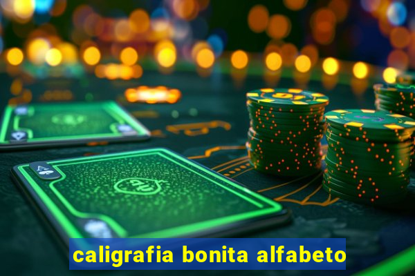 caligrafia bonita alfabeto