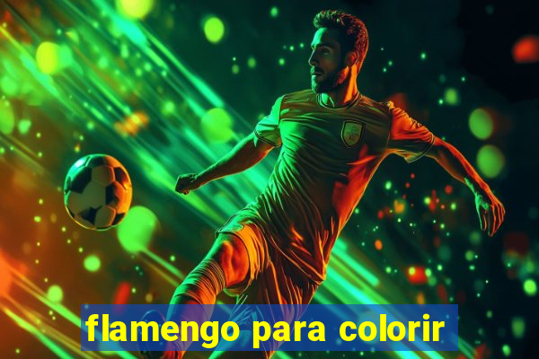 flamengo para colorir