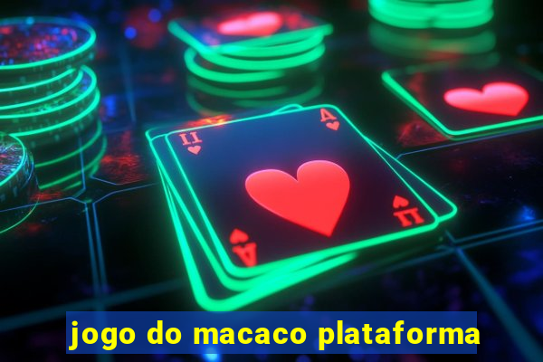 jogo do macaco plataforma